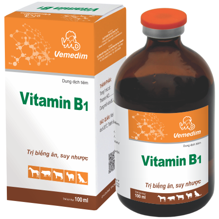 Thuốc thú y Via Vitamin B1 được chỉ định điều trị những bệnh gì?
